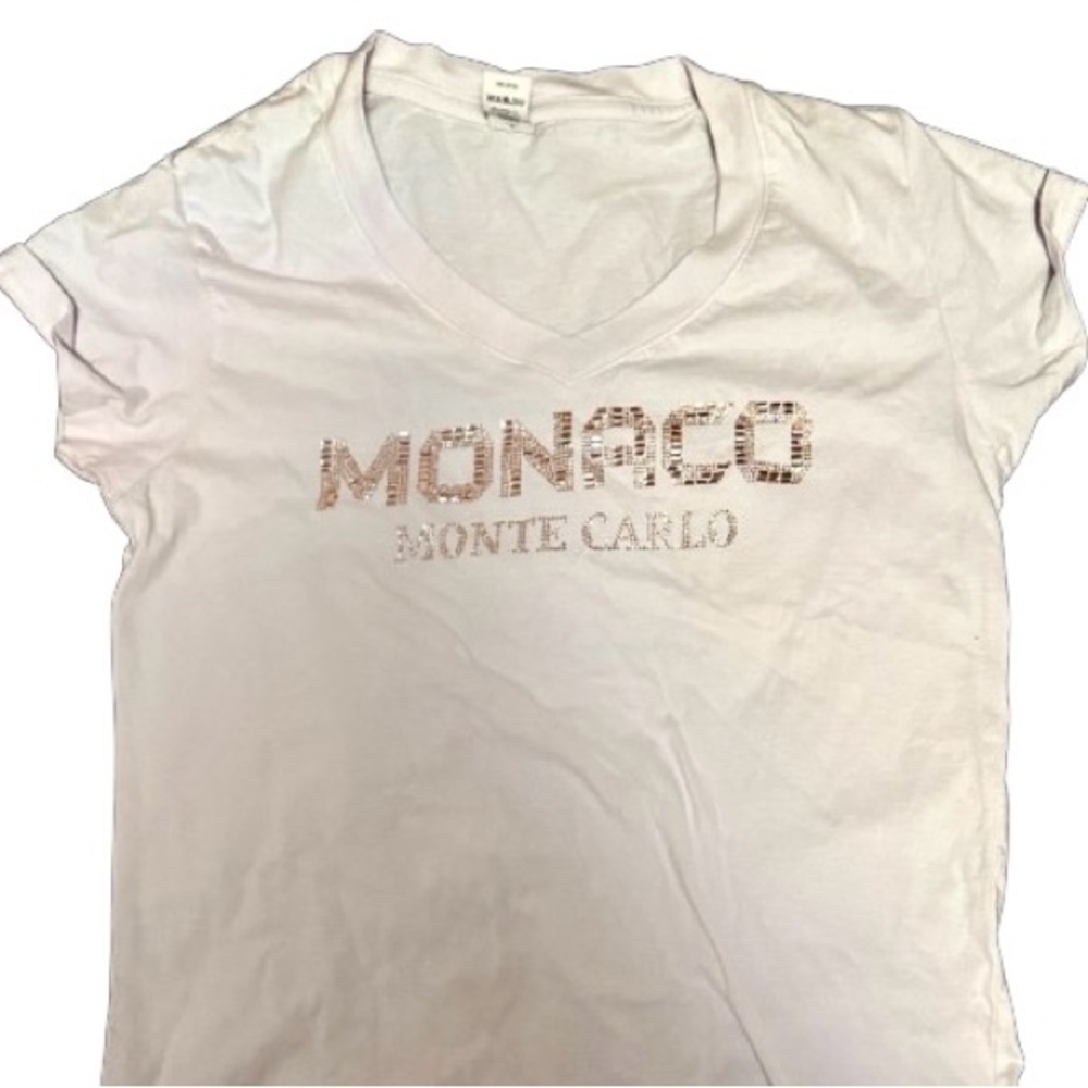 White Monaco Monte Carlo T-Shirt